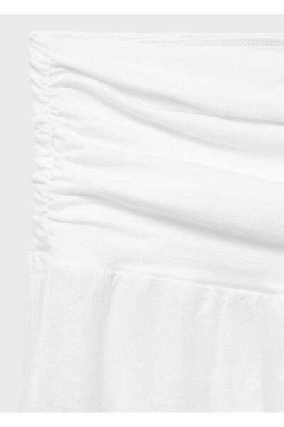 MANGO Woman Draped Linen Pants with Waist