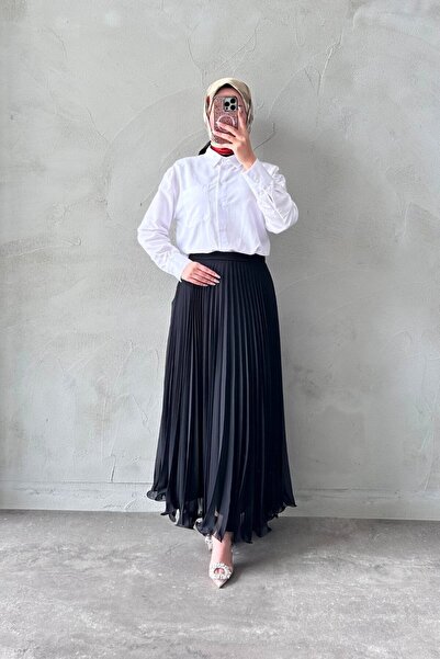 Asya Karen Ψηλόμεση πλισέ φούστα