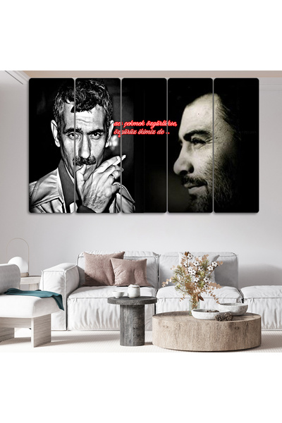 Pi Dekorasyon Yılmaz Güney ve Ahmet Kaya - 5 Parçalı Tablo