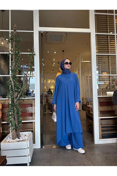 NS Moda Indigo Model Hijab Mina Set-538