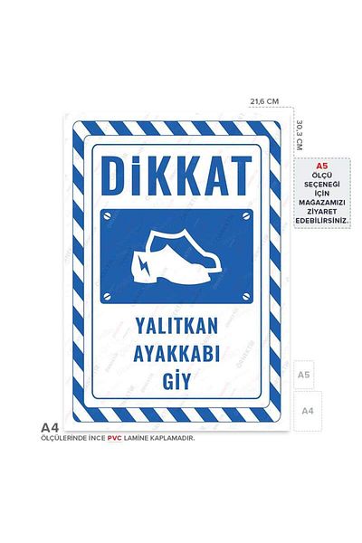 Posterya Ul02772-A4 - Insulating Shoe Wear Warning Sign (21,6×30,3cm)