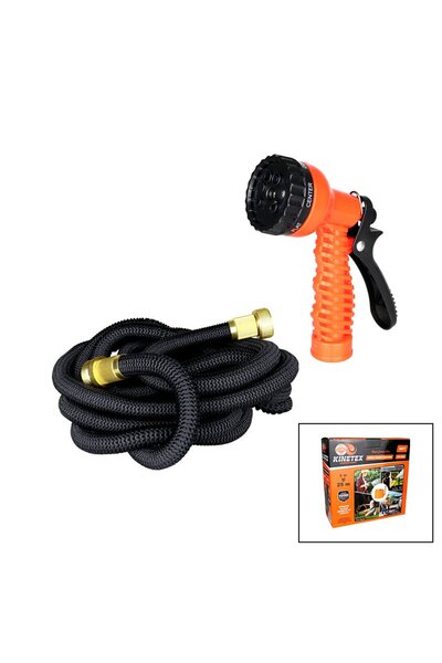 Go İthalat 5 METREDEN 25 METREYE UZAYAN KUTULU SİHİRLİ BAHÇE HORTUMU 50FT (5282)