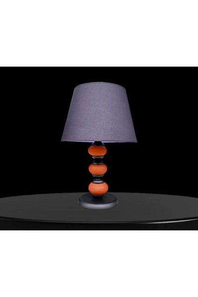 DEDE Odessa Lamp Shade Black Metal Red Ceramic Black Hat