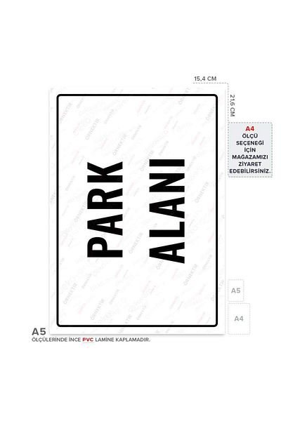 Posterya Ul01783-A5 - Parking Space Warning Sign (15.4×21.6cm)