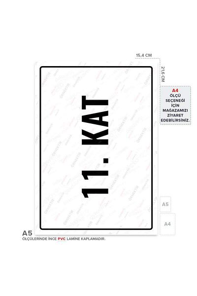 Posterya Ul01881-A5 - 11. Floor Warning Sign (15.4×21.6cm)