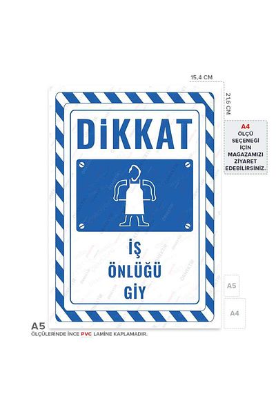 Posterya Ul02791-A5 - Workwear Warning Sign (15,4×21,6cm)