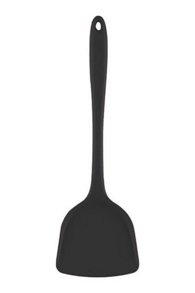 Single (1 Piece) Hard Silicone Heat Resistant Fireproof Non-Stick Spatula