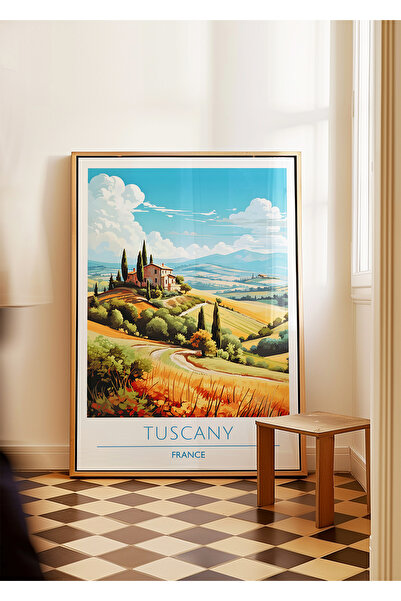 ARTHOUSECOLLECTIVE Toskanski poster - Putnički poster - Gradski poster bez ok...