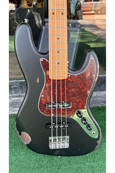 3M Atölye Relic Bass Gitar 4 Telli Bas Gitar Eskitme Tasarım