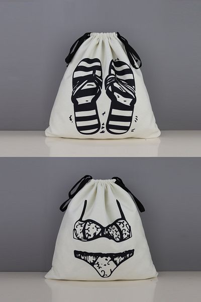 Paris Home 2-Piece Special Collection Suitcase Suitcase Closet Organizer Underwear - Slipper Organizer