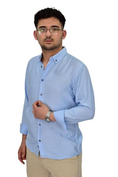 DYNAMO Men's Sports Shirt Regular Fit 9646 Bgl-St04411