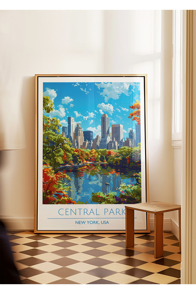 ARTHOUSECOLLECTIVE Plakat Central Parka - Putnički plakat - Gradski plakat be...
