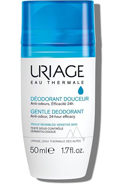 MQ Uriage Ultra-Gentle Deodorant for Sensitive Skin - 24h Odor Protection - Refreshing Scent - Roll-on