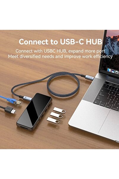 ARBIX Usb 4.0 Thunderbolt 3/4 Uyumlu Usb-c If Sertifikalı 240w 40gbps 8k 60hz Uhd Hızlı Şarj, Data Ve Gör