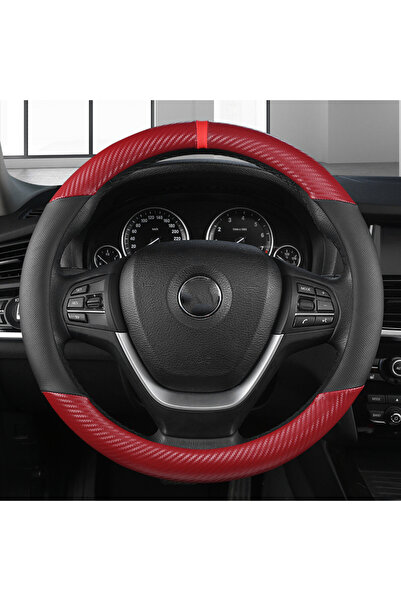 Choice Red Fashion Universal Car Steering Wheel Cover Breathable Anti Slip Ca...