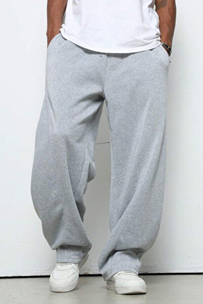 BSBSPOR Ultra Bol Kesim Baggy Ayarlanabilir Paçalı Rahat Kalıp Gri Siyah Koyu Gri