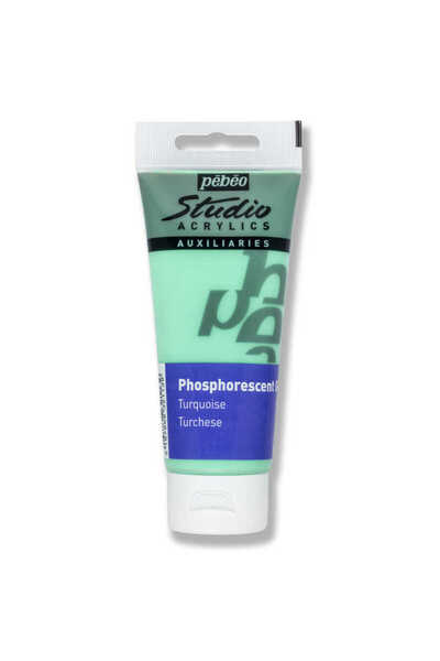 Pebeo Studio Akrilik Boya 100ml Phosphorescent 832-113 Turquoise