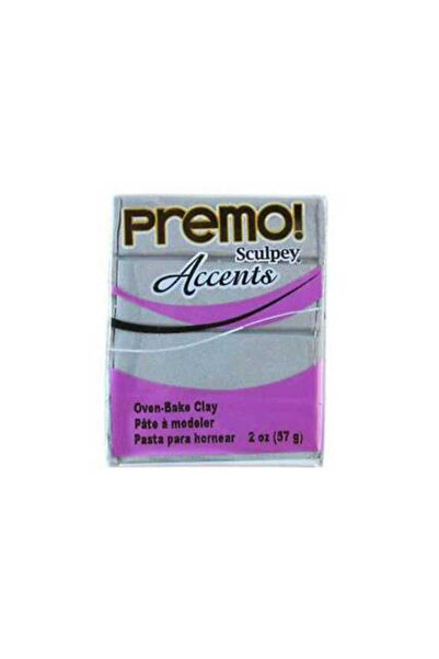 Sculpey Premo Polimer Kil 57gr Gümüş