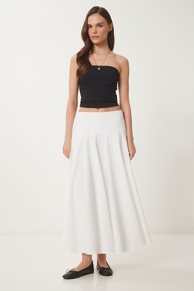 Lovelyİstanbul Summer Midi Effect Ecru Lns0038