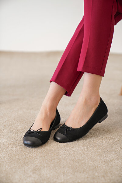 öz se shoes Μπαλέτες PONNİ Suede Ballerina - Άνετη εφαρμογή