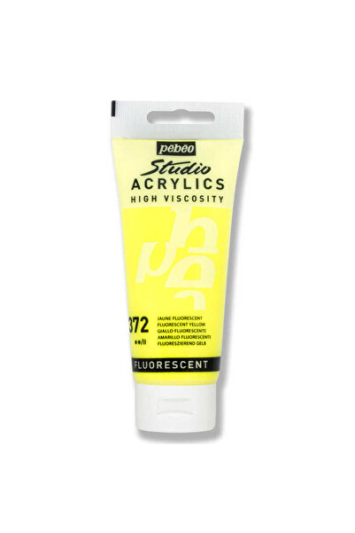 Genel Markalar Studio Akrilik Boya 100ml Fluorescent 832-372 Yellow