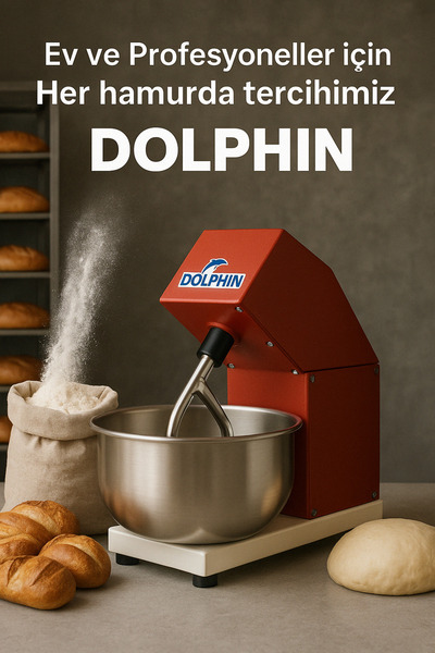 Dolphin 10 Kg Un 5 Lt Su Ile 15 Kg Hamur Yoğurma Makinesi, Ev Ve Endüstriyel ...