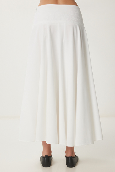 Lovelyİstanbul Vară Midi Impact ECRU LNS0038