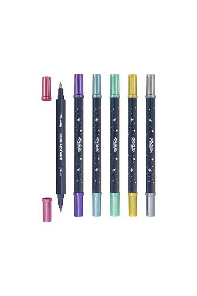 Eberhard Faber Metallic Marker Duo 6Pcs