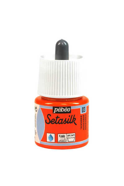 Pebeo Setasilk Ipek Boya 45ml Şişe - 03 Tangerine