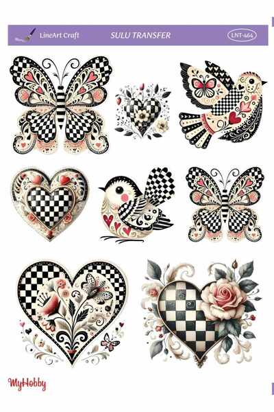 LİNEART Lineart Sulu Transfer No:LNT464 25x35cm