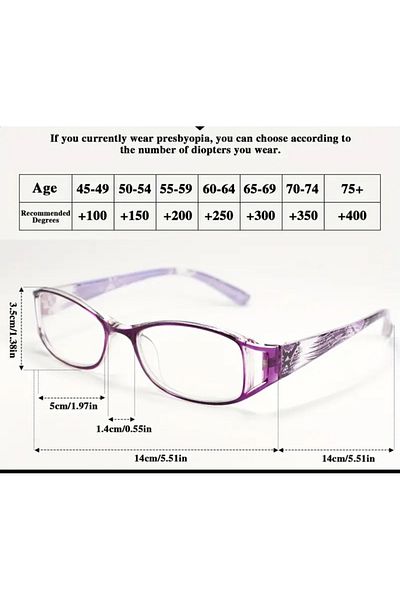 zhara tech +2.5 Reading Screen Glasses with Blue Light Protection