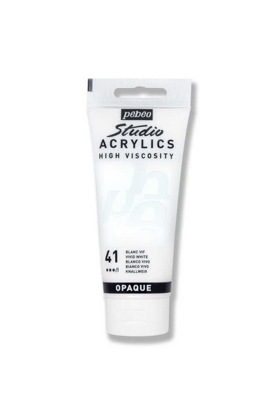 Pebeo Studio Akrilik Boya 100ml 831-41 Vivid White