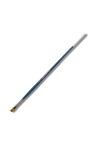 Pebeo 555 - 06 Golden Synthetic Flat Cut Long Handle Acrylic Brush