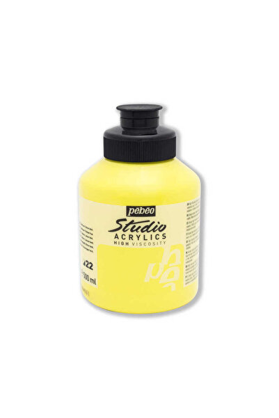 Pebeo Studio Akrilik Boya 500ml Kavanoz 171-22 Lemon Cadmium Yellow