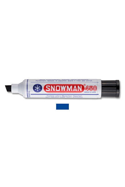 Snowman Cut Tip Permanent Jumbo Marker - Blue