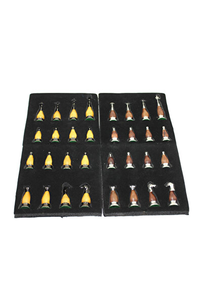 AYACO مجموعة قطع الشطرنج الخشبية رقم 4