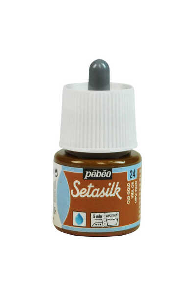 Pebeo Setasilk Ipek Boya 45ml Şişe - 24 Old Gold
