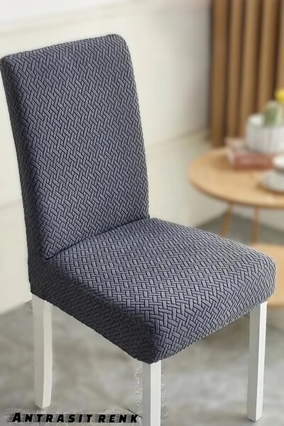 zilale Tuğla desenli likrali kumaş sandalye örtüsü sandalye kılıfı lastikli e...