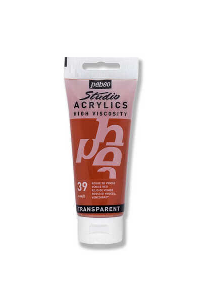 Pebeo Studio Akrilik Boya 100ml 831-39 Venice Red