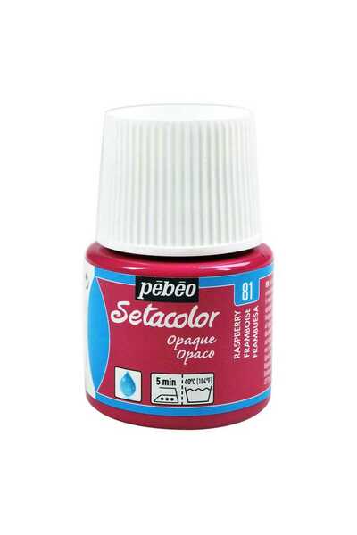Pebeo Setacolor Opak Kumaş Boya 45ml - 81 Rasberry