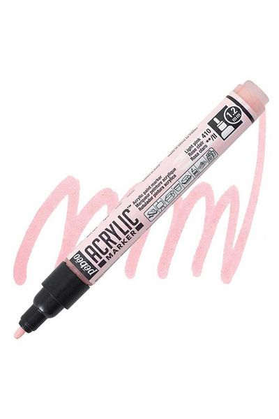 Pebeo Deco Acrylic Marker - 1.2mm Light Pink