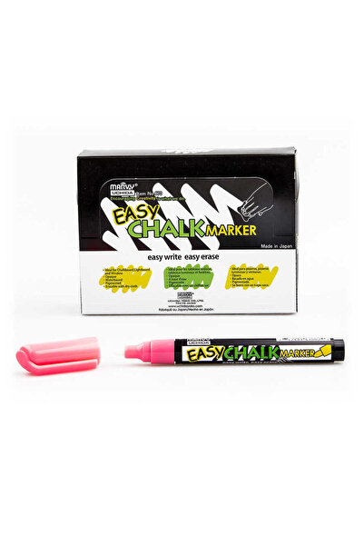 Marvy Tebeşir Markör - Kırmızı Fosforlu