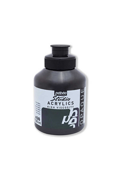 Pebeo Studio Akrilik Boya 500ml Kavanoz 171-26 Mars Black