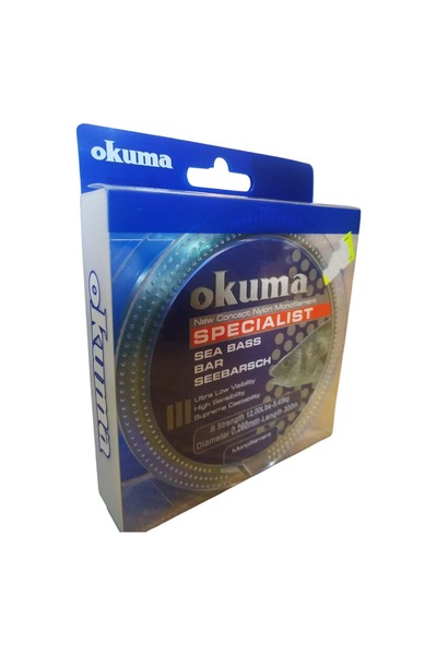 Okuma Sea Bass 0.260mm Monofilament 300m Olta Misinası