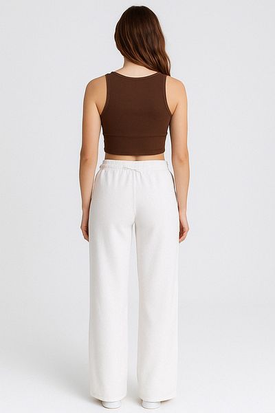 FV Wide Leg Linen Women's Trousers