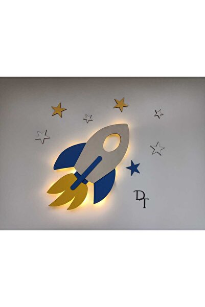 Genel Markalar Led Işıklı Çocuk Odası Duvar Dekorasyon