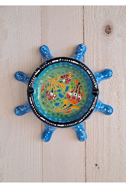 Artiser منفضة سجائر سيراميك بتصميم الدفة