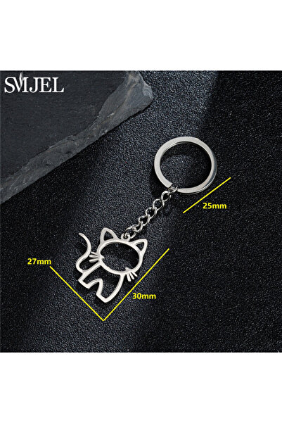 Choice1 سلسلة مفاتيح على شكل قطة كرتونية 035 سلسلة مفاتيح على شكل حيوان أنيق ...