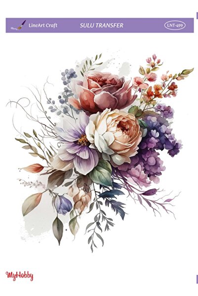LİNEART Lineart Sulu Transfer No:LNT499 25x35cm