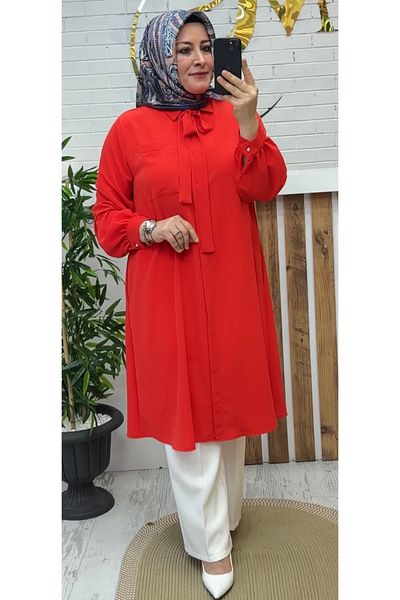 Meryemce Butik Multi-Purpose Crepe Tunic (Standard Size Fits up to Size 48)
